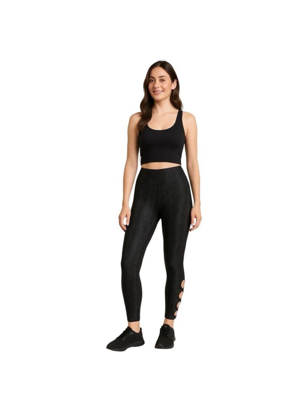Victoria Secret high waisted leggings reptile Gray print Sz L